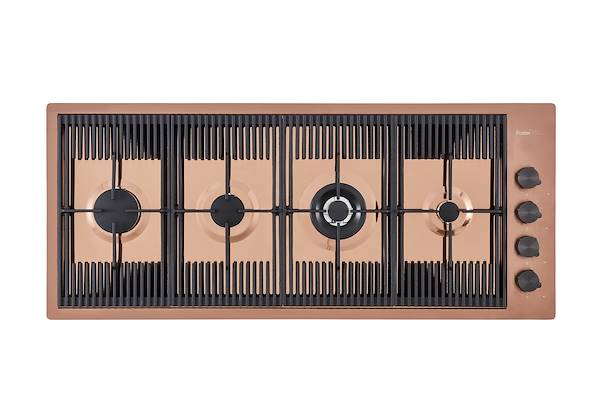 MILANO 4 BRULEURS COPPER, Tables de cuisson gaz