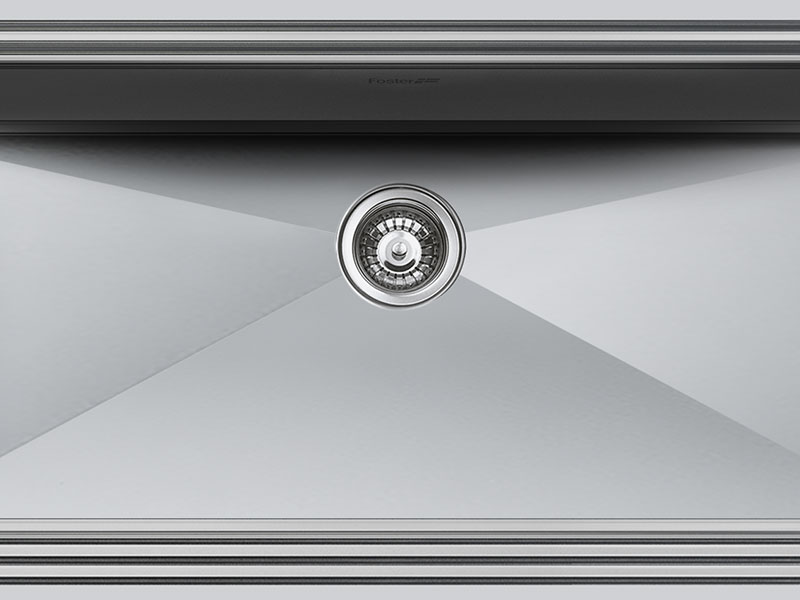 Éviers fabriqués en Italie, Fond de cuvette diamant