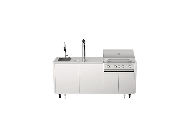 Insieme Sink + Beer + BBQ, Freestanding