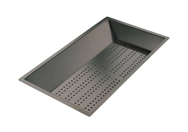 Cuvette perforée en acier inoxydable PVD Gun Metal, Accessoires et compléments