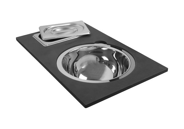 KIT CUVE RONDE ET CUVETTE RECTANGULAIRE POUR EVIERS CONVIVIO, Accessoires et compléments