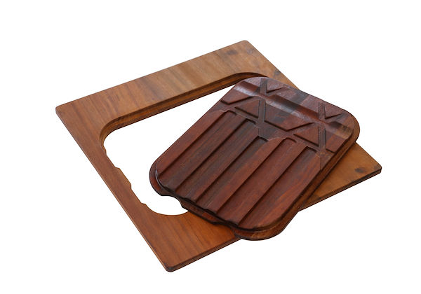 PLANCHE DE DECOUPE DOUBLE IROKO, Accessoires et compléments