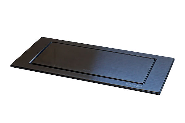 SUPPORT DE PRISE VERSO GUN METAL, Support de prise pour encastrement