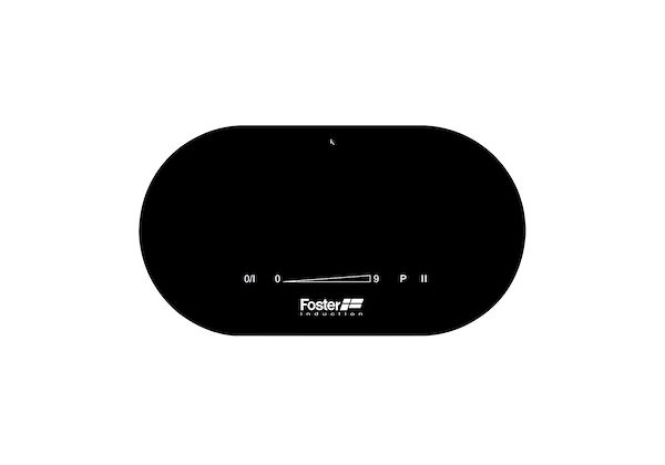 TOUCH CONTROL 2 FOYERS RONDS NOIR, Table induction