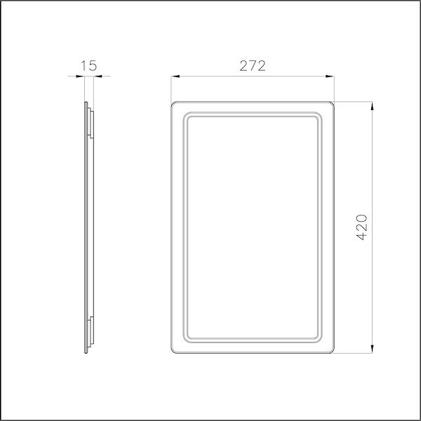 PLANCHE DE DECOUPE HDPE 27x42 CM