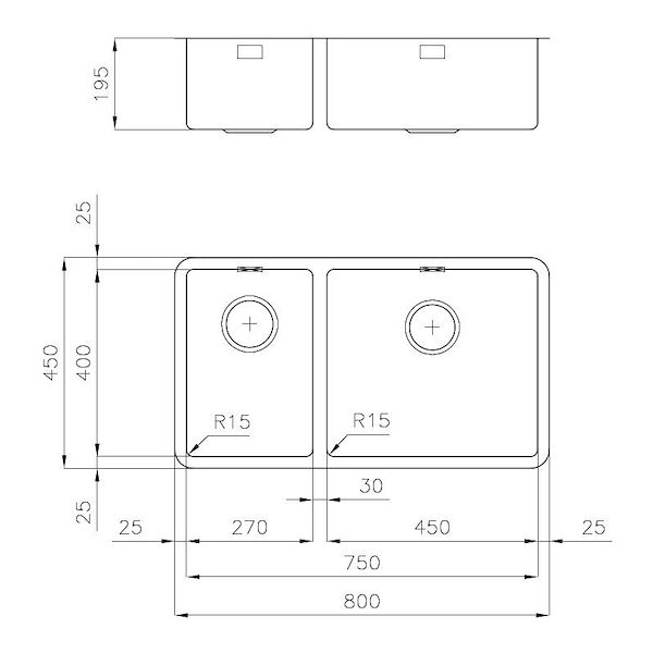 UNIKA 750 DOUBLE SOUS PLAN