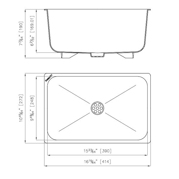 CUVETTE PLASTIQUE BLANCHE
