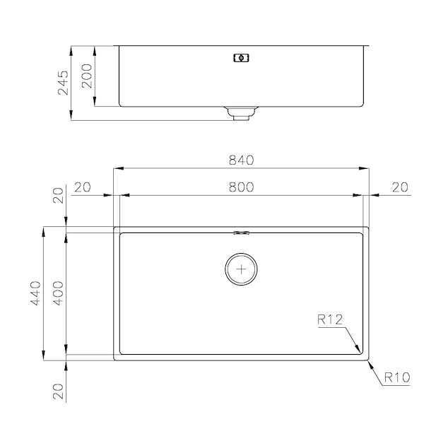 INTRIGO 800 GUN METAL