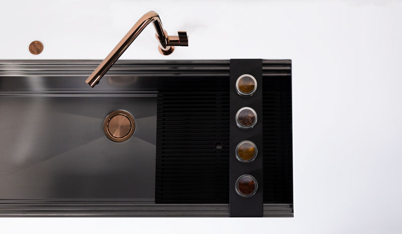 CONVIVIO 1200 Gun Metal | VERONA PVD Copper